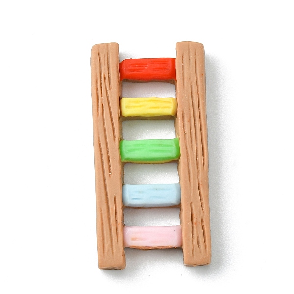 

PandaHall Opaque Resin Cabochons, Ladder, BurlyWood, 31x15x4mm Resin Tool Orange