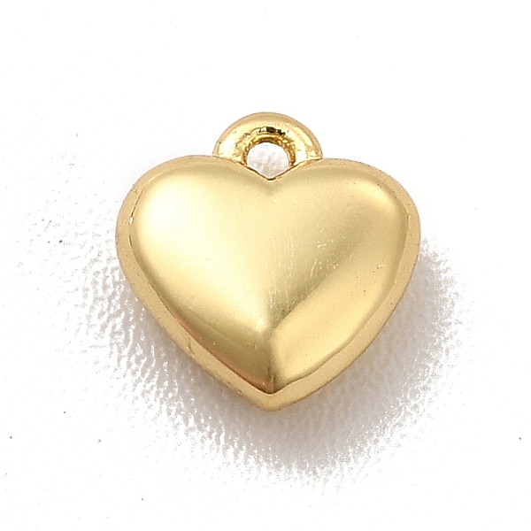 

PandaHall Rack Plating Brass Charms, Cadmium Free & Lead Free, Long-Lasting Plated, Heart Charm, Real 18K Gold Plated, 5.5x5x2mm, Hole...