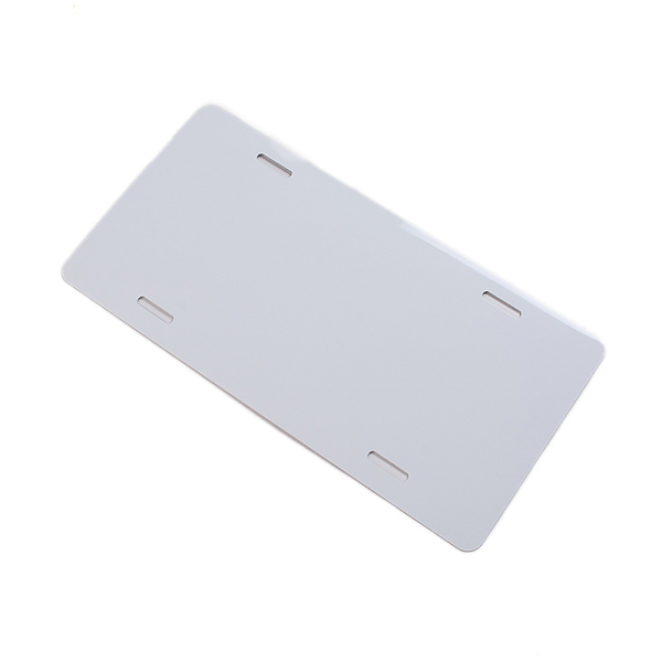 

PandaHall Aluminium Blank Plates, for DIY Number Plates, White, 30.3x15.25x0.06cm, Hole: 26.5mm Aluminum White