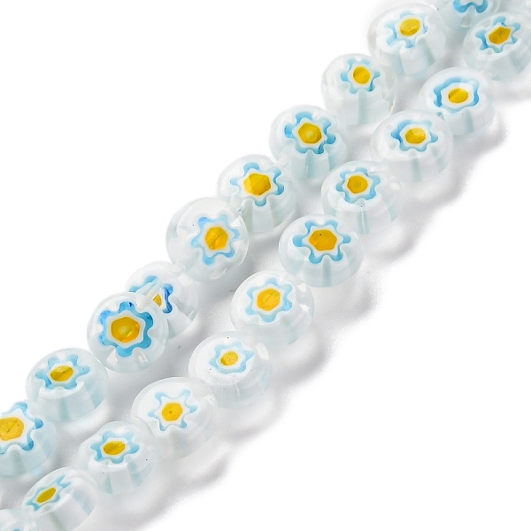 Handmade Millefiori Lampwork Beads Strands