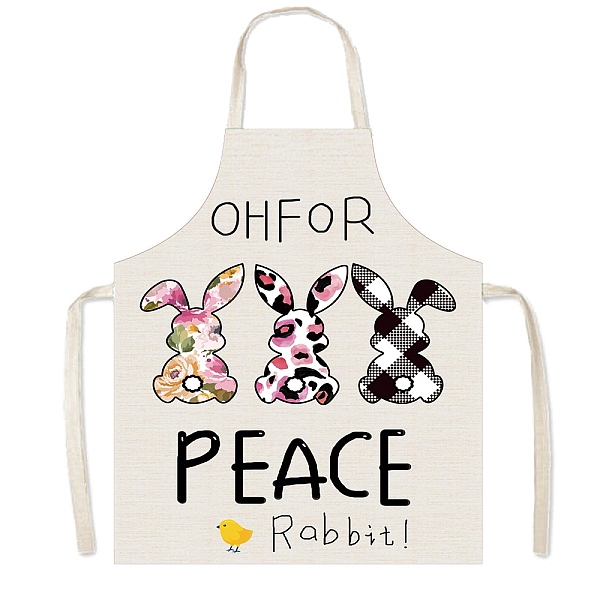

PandaHall Easter Theme Polyester Sleeveless Apron, with Double Shoulder Belt, Black, 560x450mm Polyester Black