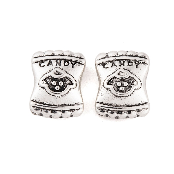 

PandaHall Antique Silver Alloy Tibetan Beads, Lead Free & Cadmium Free, Hole Beads, Candy, Antique Silver, 13x10x7mm, Hole: 2mm...