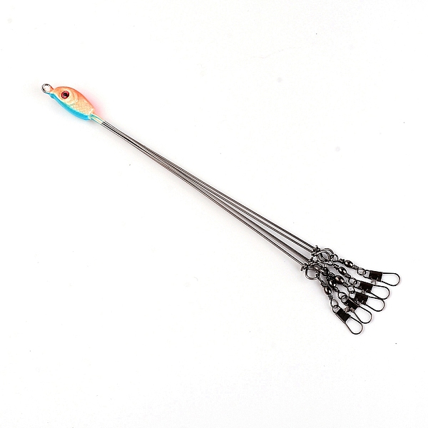 

PandaHall Plumbum Connector Fishing Accessory, PeachPuff, 195mm, Hole: 2.5mm Metal Rectangle Brown