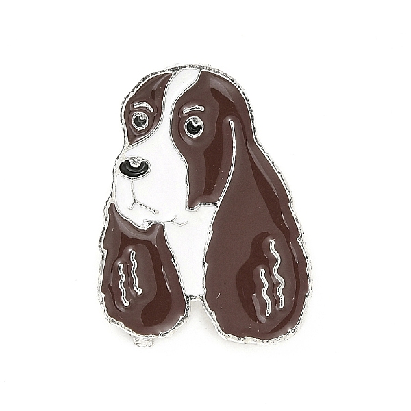 

PandaHall Dog Enamel Pin with Brass Butterfly Clutches, Alloy Badge for Backpack Clothing, English Springer Spaniel, 26x19.5x10mm, Pin...
