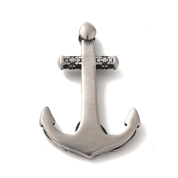 

PandaHall 304 Stainless Steel Pendants, Anchor Charm, Antique Silver, 33x22.5x4mm, Hole: 4x3.5mm 304 Stainless Steel Anchor & Helm