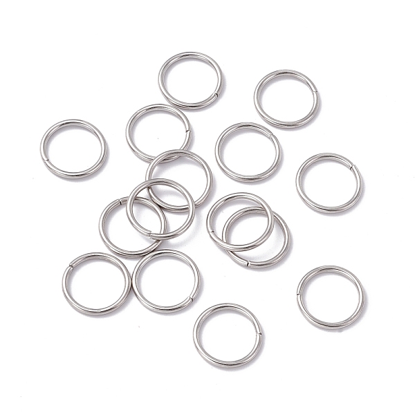 

PandaHall 304 Stainless Steel Jump Rings, Open Jump Rings, Round, Stainless Steel Color, 15x1.5mm, Inner Diameter: 12.3mm 304 Stainless...