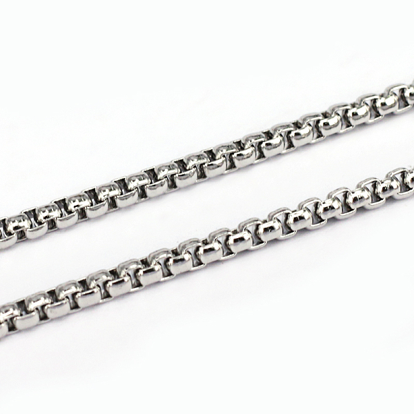 

PandaHall 304 Stainless Steel Box Chains, Unwelded, Stainless Steel Color, 1.2x2.5mm 304 Stainless Steel