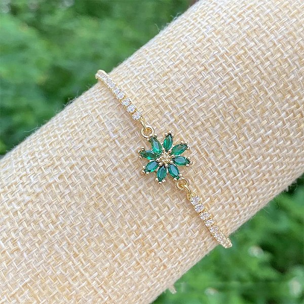 Brass Micro Pave Cu… - image