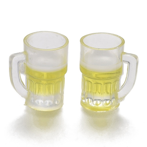 

PandaHall Plastic Pendant Decorations, Draft Beer, Yellow, 20.5x18.5x14mm Plastic Tableware Yellow
