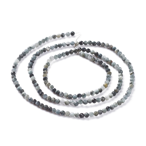 

PandaHall Natural Eagle Eye Stone Beads Strands, Round, Faceted, 2mm, Hole: 0.5mm, about 185pcs/strand, 15.55~15.75inch(39.5~40cm) Eagle Eye...