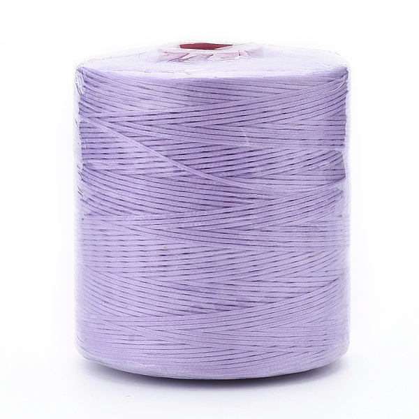 

PandaHall Waxed Polyester Cord for Jewelry Making, Flat, Lilac, 0.7mm, about 743.65 yards(680m)/roll Waxed Polyester Cord Flat Purple