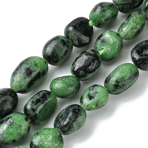 

PandaHall Natural Ruby in Zoisite Beads Strands, Oval, 5~11.5x6.5~8x5~6.5mm, Hole: 1~1.4mm, about 47pcs/strand, 15.75~15.94 inch(40~40.5cm)...