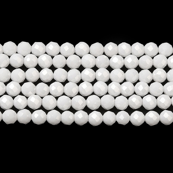 

PandaHall Cubic Zirconia Bead Strands, Faceted Round, White, 3mm, Hole: 0.6mm, about 120pcs/strand, 14.84''~14.96''(37.7~38cm) Cubic...