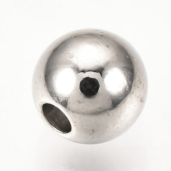

PandaHall Brass Spacer Beads, Round, Platinum, 5mm, Hole: 1.5mm Brass Round