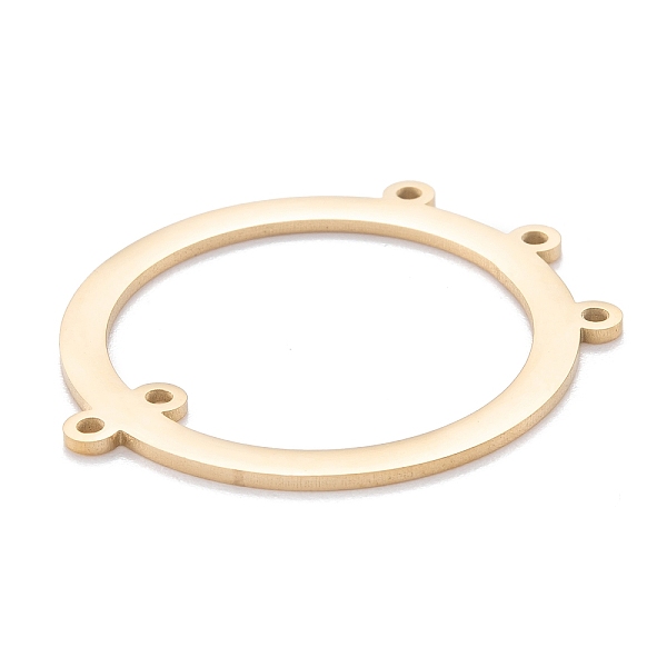 

PandaHall Ion Plating(IP) 304 Stainless Steel Chandelier Components Links, Polishing, Ring, Golden, 33x28x1mm, Hole: 1.4mm 304 Stainless...