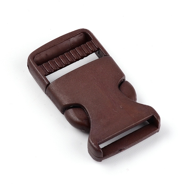 

PandaHall Nylon Side Release Buckles, Survival Bracelet Clasps, Coconut Brown, 57x30x9.5mm, Hole: 5x25mm Plastic