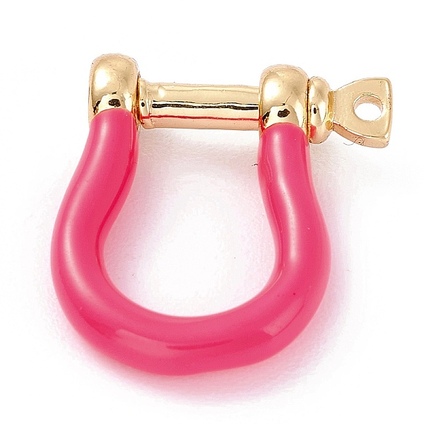 Brass Enamel D-Ring… - image