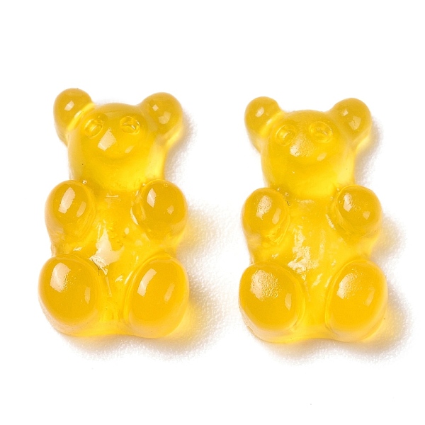 

PandaHall Resin Cabochons, Bear, Sandy Brown, 12.5x7x4mm Resin Bear Brown