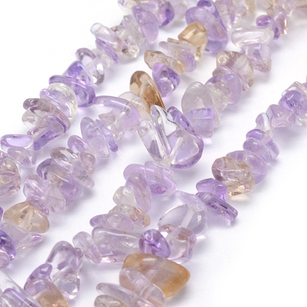 

PandaHall Natural Ametrine Beads Strands, Grade A, Chip, 5~8mm, Hole: 1mm, about 33 inch(84cm) Ametrine Chip