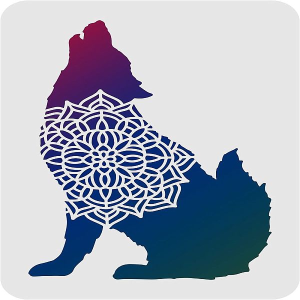 

PandaHall Large Plastic Reusable Drawing Painting Stencils Templates, for Painting on Scrapbook Fabric Tiles Floor Furniture Wood, Rectangle...