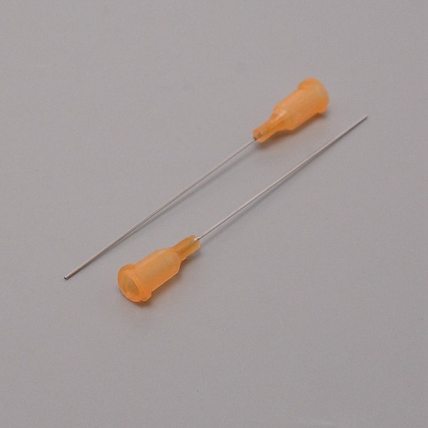 

PandaHall Plastic Fluid Precision Blunt Needle Dispense Tips, with 304 Stainless Steel Pin, Orange, 6.75x0.77cm, Inner Diameter: 0.42cm, Pin...