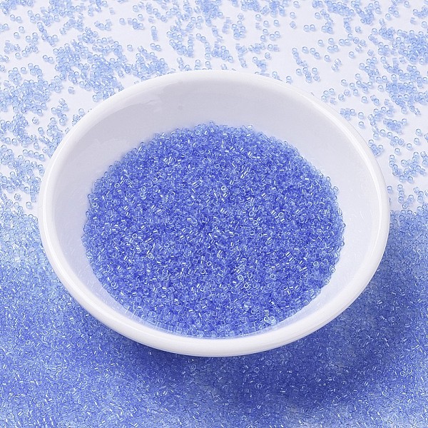 

PandaHall MIYUKI Delica Beads, Cylinder, Japanese Seed Beads, 11/0, (DB1405) Transparent Pale Sky Blue, 1.3x1.6mm, Hole: 0.8mm, about...