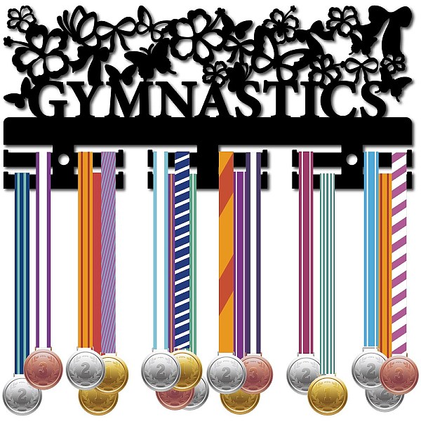 

PandaHall Acrylic Medal Holder, Medals Display Hanger Rack, with Standoff Pins, Medal Holder Frame, Butterfly, 130x290x10mm, Hole: 8mm..., Black
