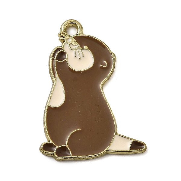 Golden Plated Alloy Enamel Pendants