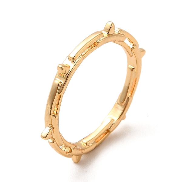 

PandaHall 304 Stainless Steel Geometric Ring, Spike Collar Shape Finger Ring, Golden, 2mm, Inner Diameter: 14mm 304 Stainless Steel Ring