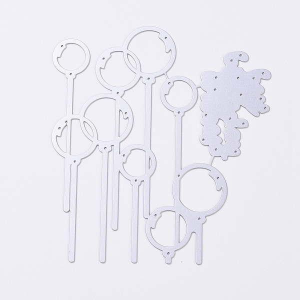 

PandaHall Carbon Steel Cutting Dies Stencils, for DIY Scrapbooking/Photo Album, Decorative Embossing DIY Paper Card, Balloon, Matte Platinum...