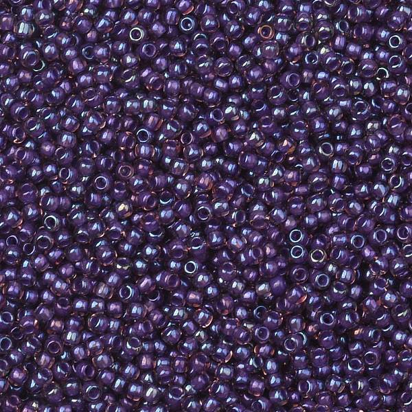 

PandaHall TOHO Round Seed Beads, Japanese Seed Beads, (928) Inside Color AB Rosaline/Opaque Purple Lined, 11/0, 2.2mm, Hole: 0.8mm, about...
