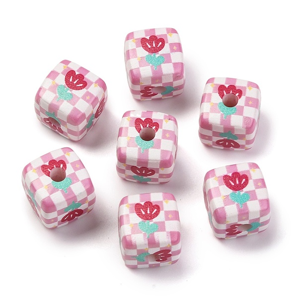Opaque Acrylic Beads - image