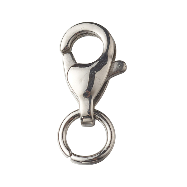 

PandaHall 304 Stainless Steel Lobster Claw, Stainless Steel Color, 18mm, 13x8x3.5mm 304 Stainless Steel Others