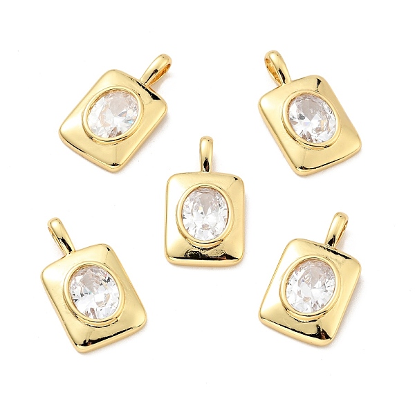 

PandaHall Brass Micro Pave Cubic Zirconia Pendants, Real 18K Gold Plated, Long-Lasting Plated, Lead Free & Cadmium Free & Nickel Free..., Clear