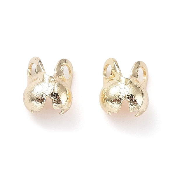 

PandaHall Brass Bead Tips, Calotte Ends, Clamshell Knot Cover, Cadmium Free & Lead Free, Light Gold, 4x2.5mm, Hole: 0.8mm, Inner Diameter...