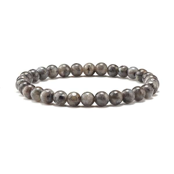 

PandaHall Natural Larvikite Round Beads Stretch Bracelet, Reiki Bracelet for Women, Inner Diameter: 2-1/8~2-1/4 inch(5.4~5.7cm), Beads...