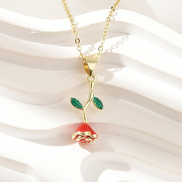 Brass Enamel Pendan… - image