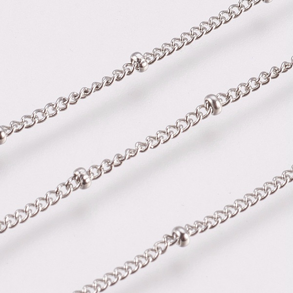 UNICRAFTALE 30pcs 44.9cm Unisex Cable Chains Necklaces 304 Stainless Steel Chains Cable Chain Necklace with Lobster Claw Clasps Metal Chains for DIY Jewelry Necklace Making 