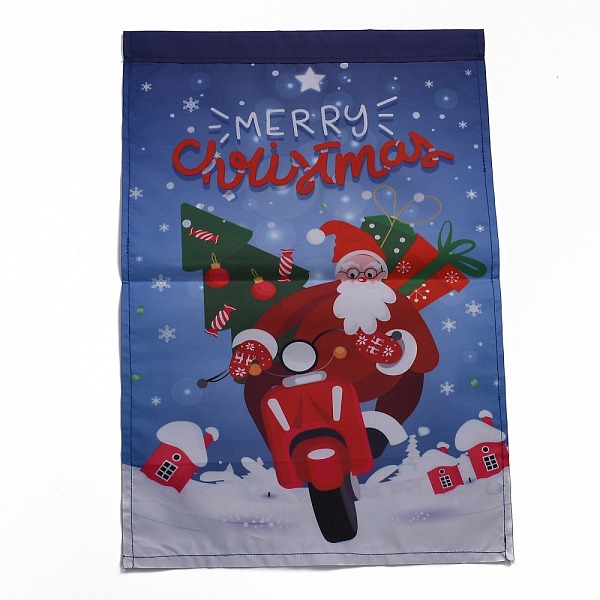 

PandaHall Garden Flag for Christmas, Double Sided Polyester House Flags, for Home Garden Yard Office Decorations, Santa Claus/Father...