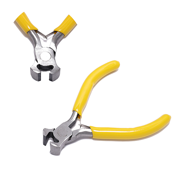 

PandaHall Carbon Steel Pliers, Jewelry Making Supplies, End Cutting Pliers, Yellow Carbon Steel Yellow