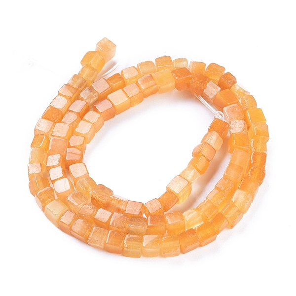 

PandaHall Natural Topaz Jade Beads Strands, Cube, 4~4.5x4~4.5x4~4.5mm, Hole: 0.8mm, about 96pcs/strand, 15.75 inch(40cm) Topaz Jade Square