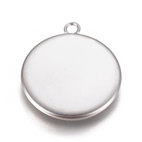 304 Stainless Steel Pendant Cabochon Settings