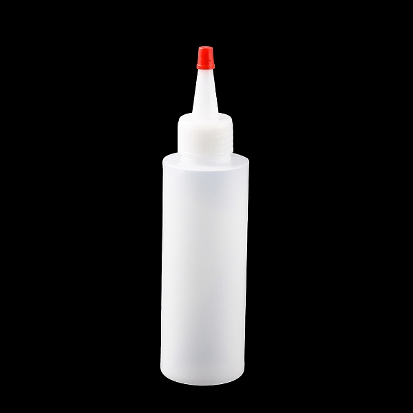 

PandaHall Plastic Glue Bottles, Clear, 125x42x1.2mm Plastic Clear