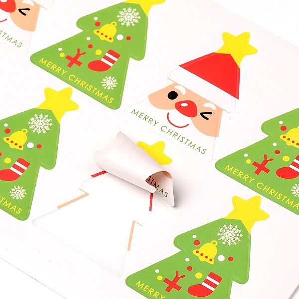 Weihnachtsbaum-Muster-Aufkleber DIY-Label Paster Bild