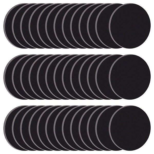

PandaHall Fingerinspire 50Pcs Acrylic Flat Round Action Figure Display Bases, Black, 3x0.2cm Acrylic Flat Round Black