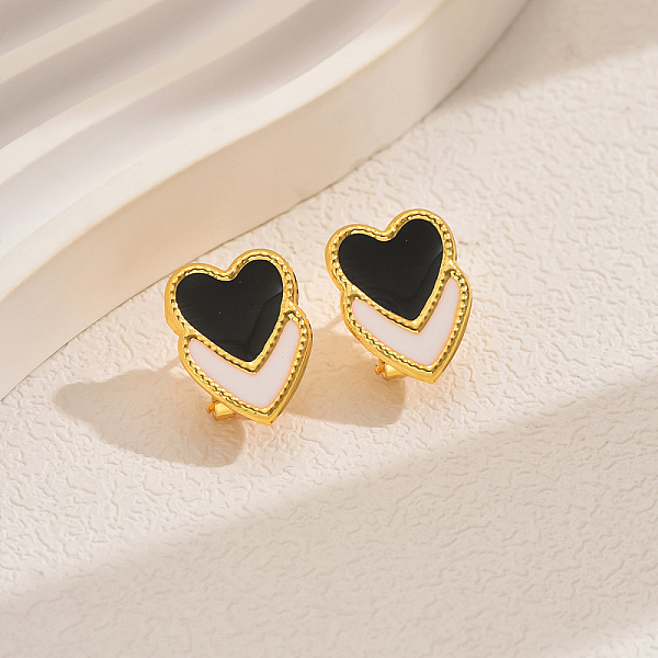 ファッショナブルなクラシックカジュアル合金スタッドピアス