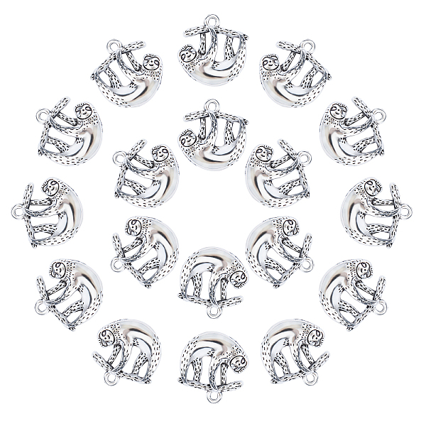 

PandaHall Tibetan Style Alloy Pendants, Cadmium Free & Lead Free, Koala, Antique Silver, 20.5x19x4.5mm, Hole: 1.5mm, about 50pcs/box Alloy...