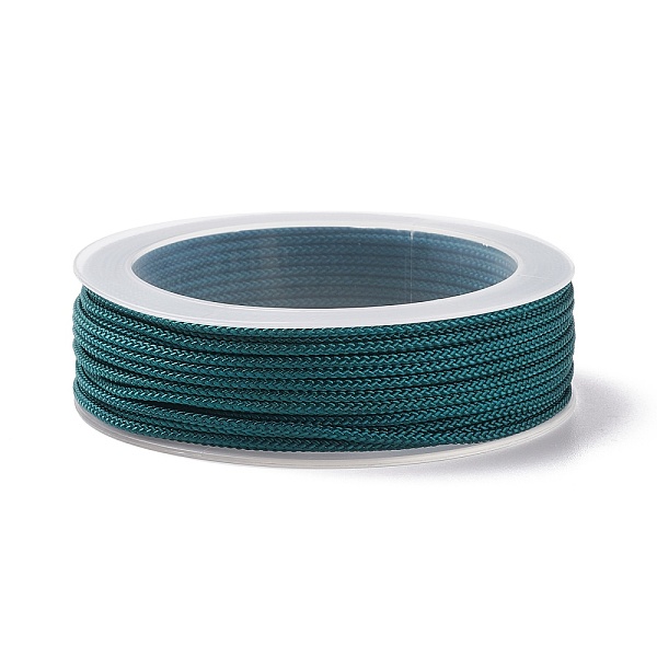 

PandaHall Braided Nylon Threads, Dyed, Knotting Cord, for Chinese Knotting, Crafts and Jewelry Making, Dark Green, 1mm, about 21.87 yards...