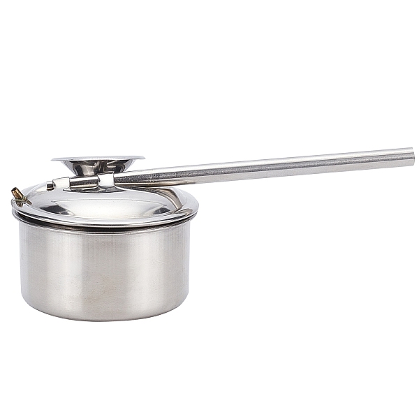 

PandaHall Stainless Steel Blowing Glaze Pot, for Painting on The Ceramic Pottery & Ceramics Tools, Stainless Steel Color, 59x167x80mm...