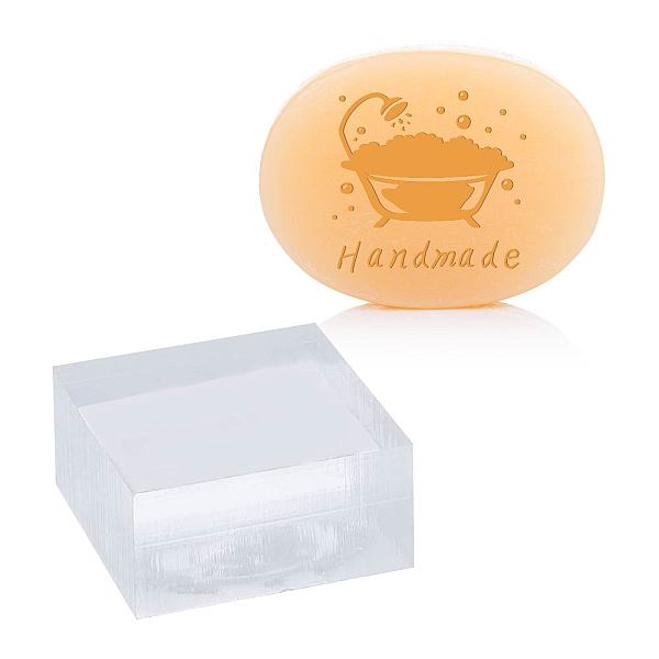 

PandaHall Clear Acrylic Soap Stamps, DIY Soap Molds Supplies, Square, Bathtub Pattern, 28x28x16mm, Pattern: 25x25mm Acrylic Furniture &...